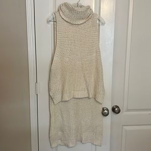 NWOT Free People Cream Sweater